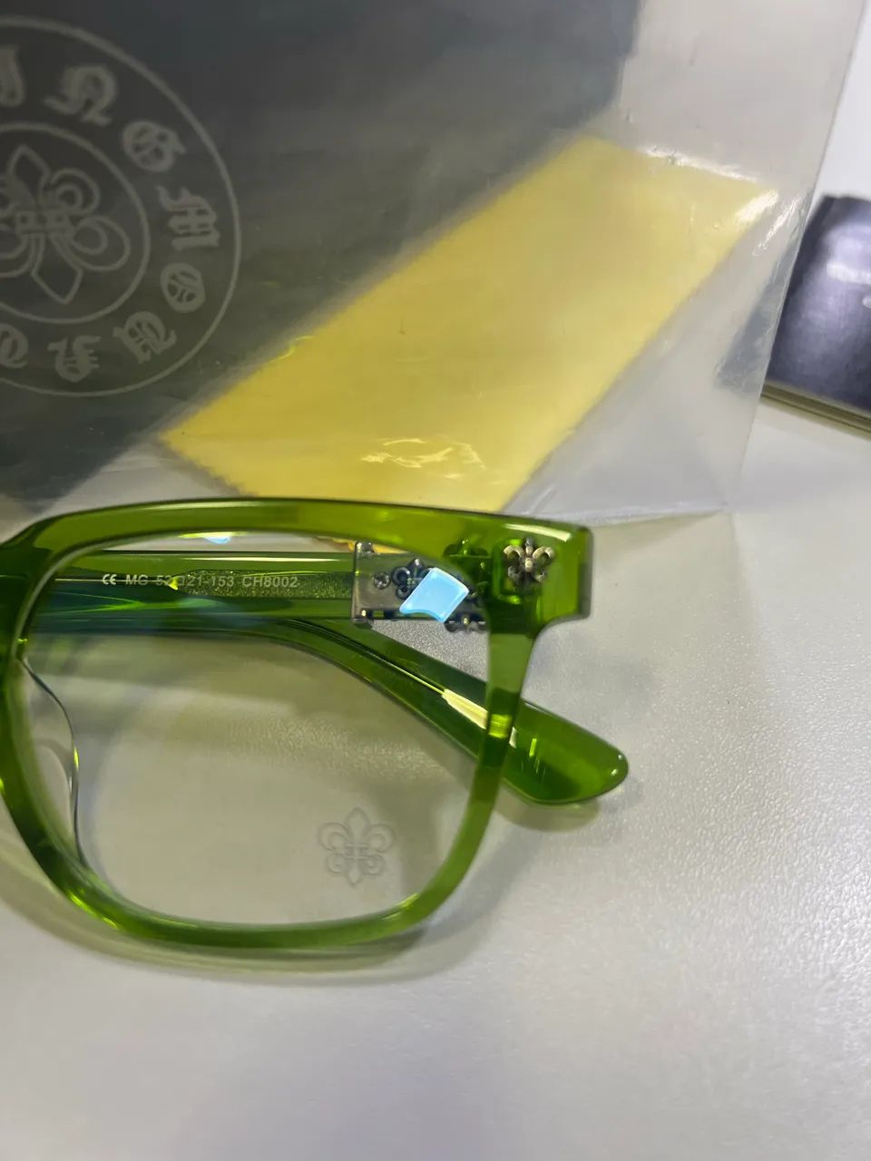 armação óculos chrome hearts 9203 / urban green - Foto 4