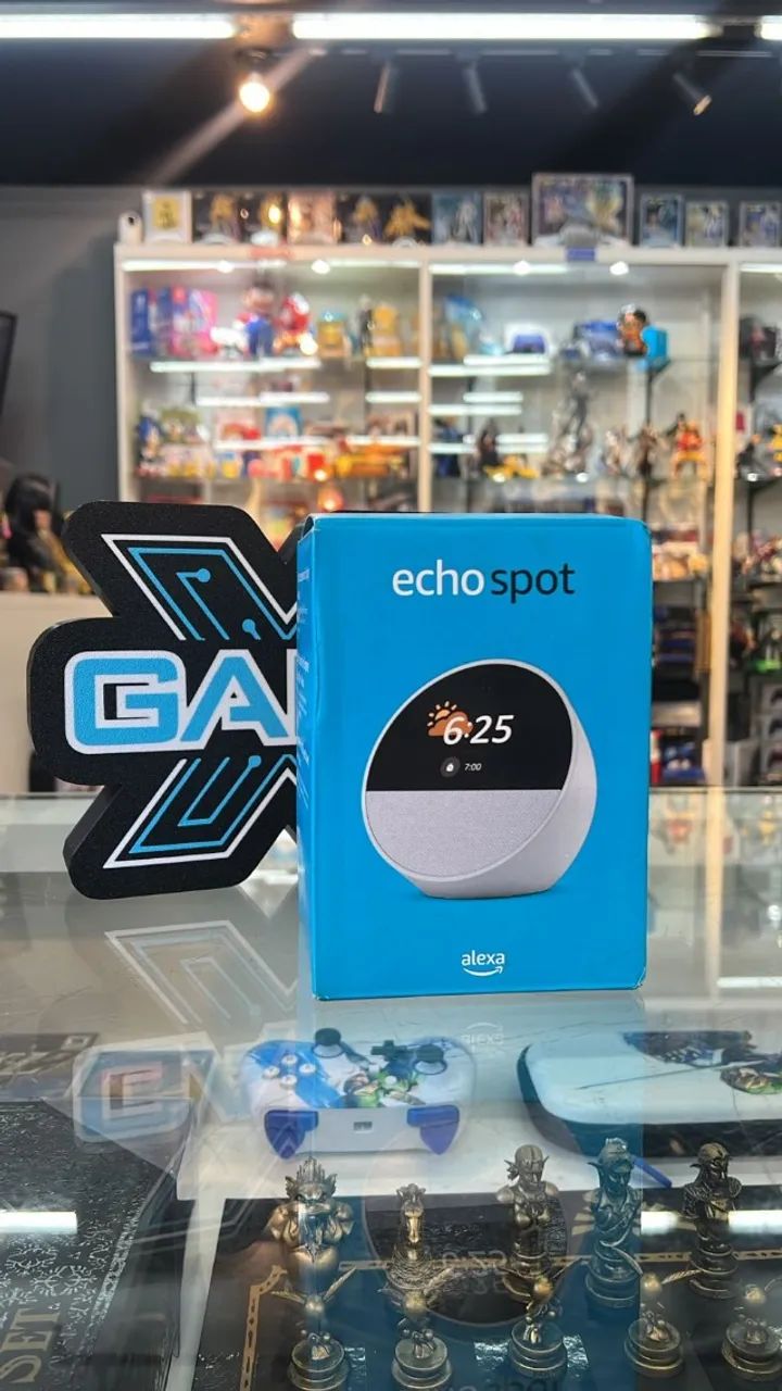 Alexa Echo Spot com relógio 