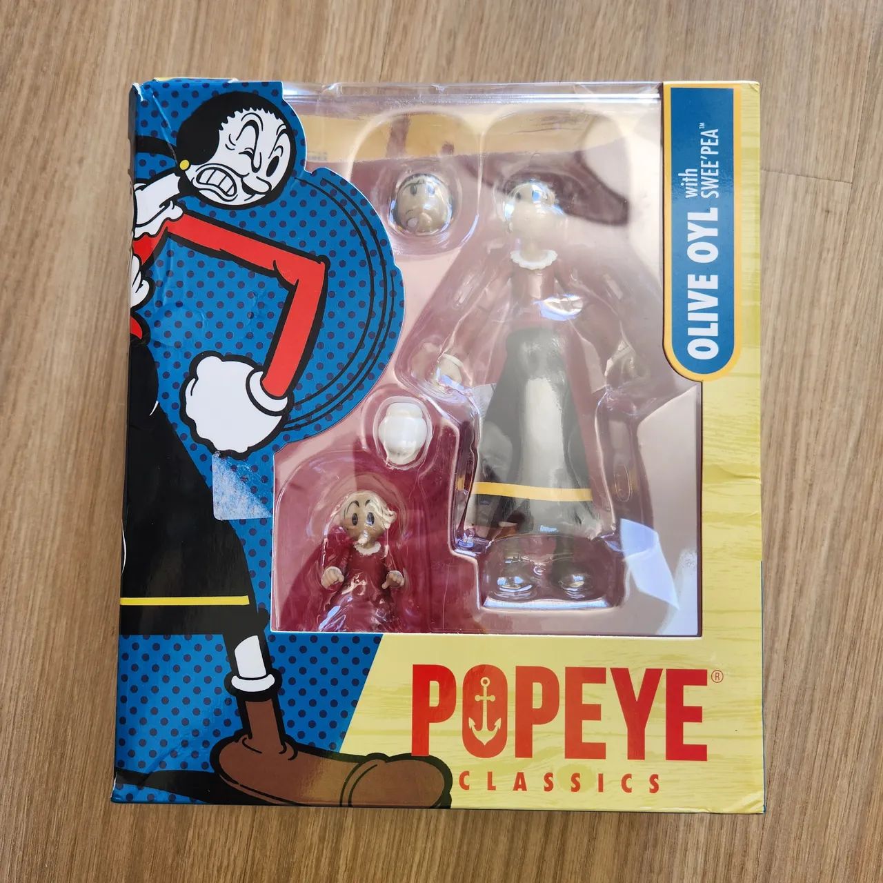 Popeye Classics Olive Oyl Action Figure Olivia palito