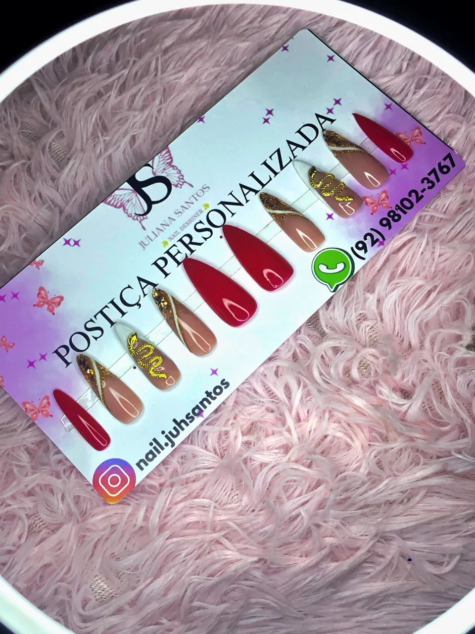 POSTIÇA PERSONALIZADA~SOB ENCOMENDA - Foto 2