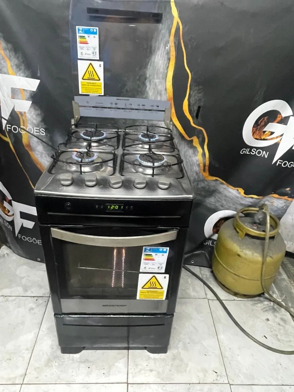 Fogão preto  - Foto 2