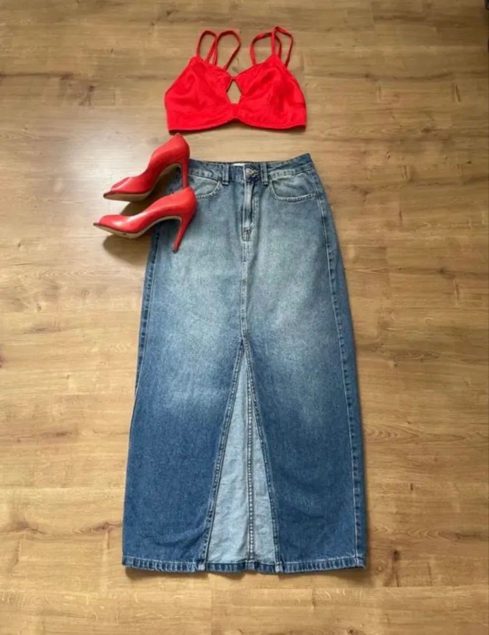 Top vermelho veste P e M da Sempre Linda - Foto 5
