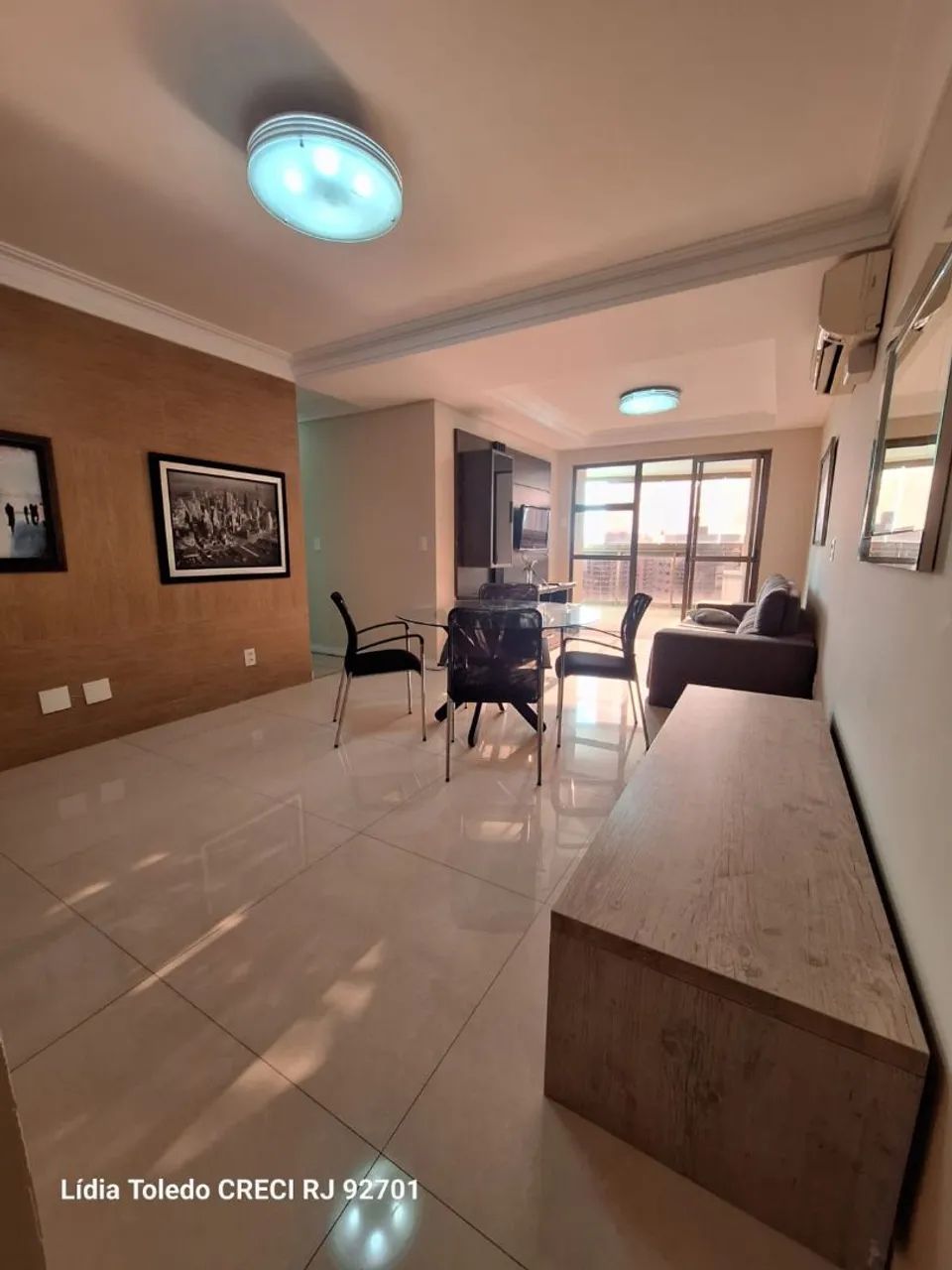 Aluguel aptº Ed. Exclusivite Mobiliado com 3 quartos sendo 1 suíte 