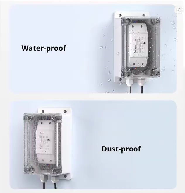 Caixa Impermeável IP66 p/ Sonoff | Proteção Externa WiFi (BASIC R2/R4) - Foto 3