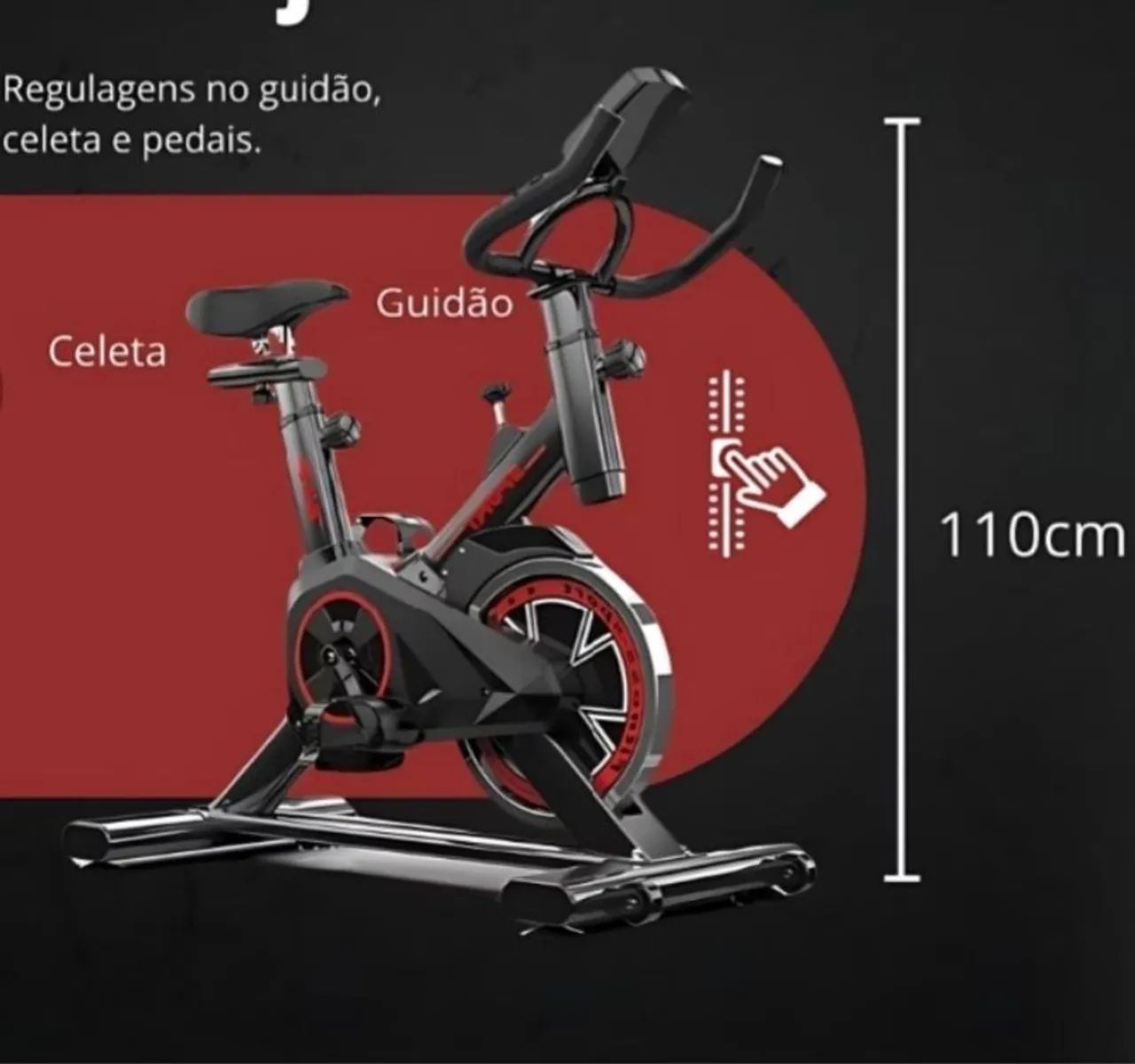 BICICLETA ERGOMÊTRICA NOVA - Foto 2