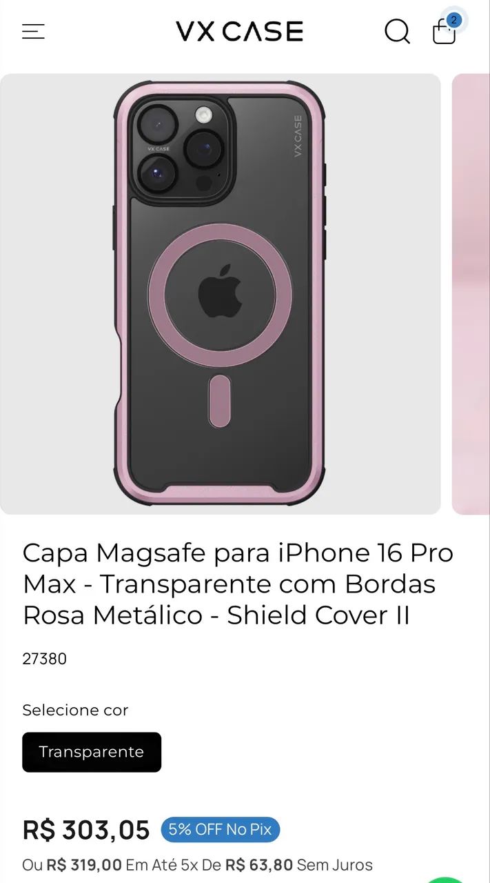 Capa VX CASE 