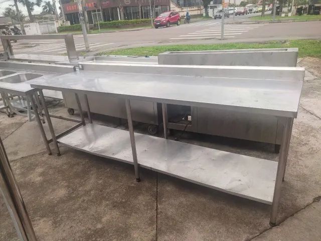 Bancada inox 304