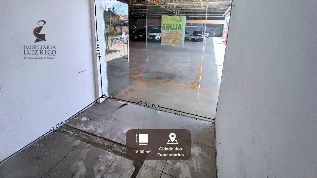 Loja no estacionamento do Supermercado Cometa da Cidade dos Funcionários para aluguel, 18, - Foto 4