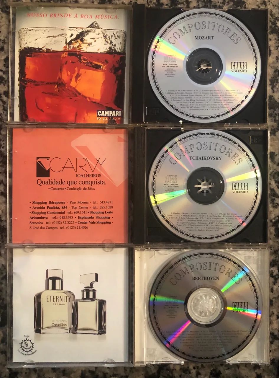Coleção Caras: Gênios da Música II (7 CDs) (Incompleto) - CDs