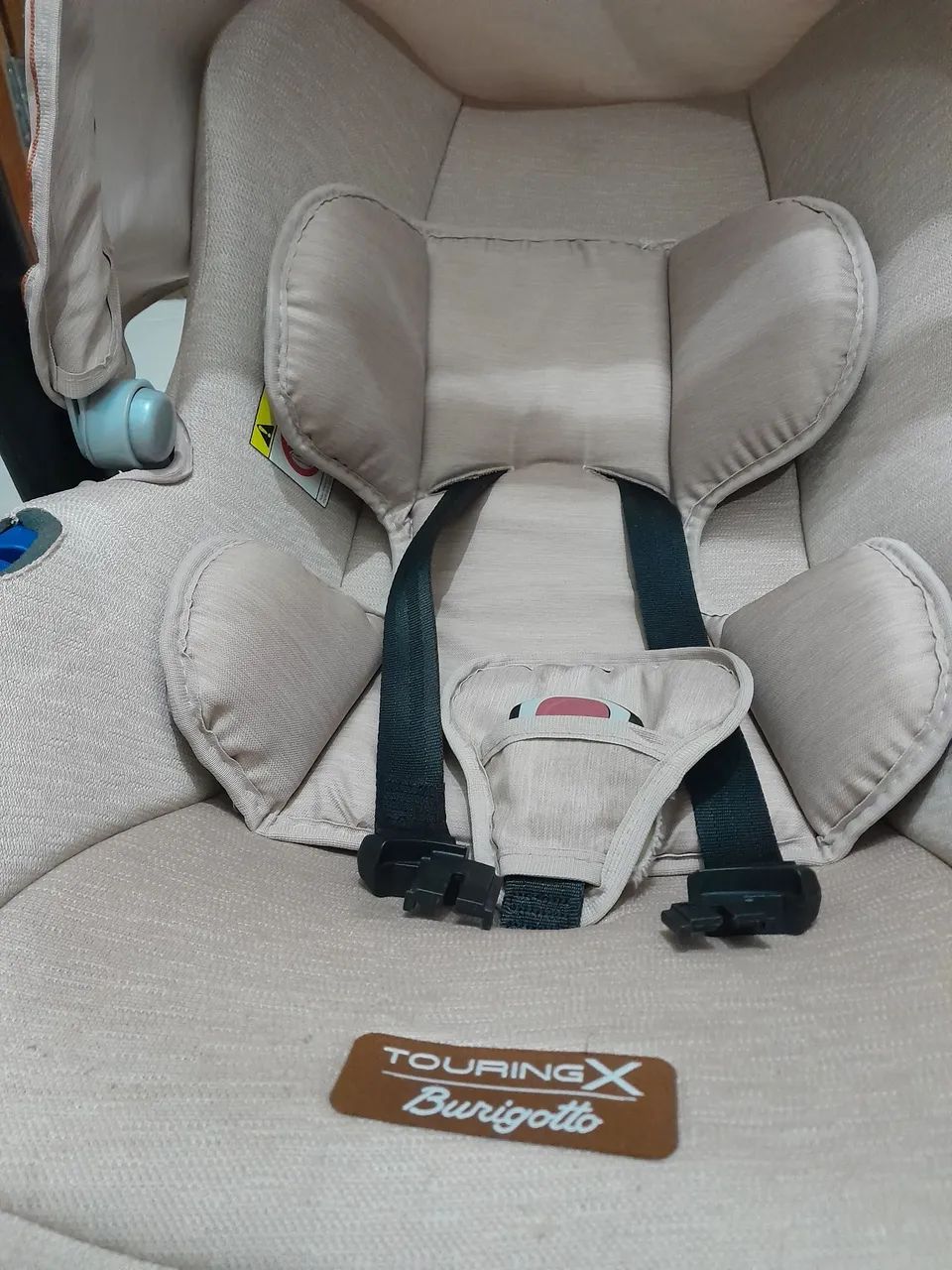 Carrinho de bebê com bebê conforto  - Foto 4