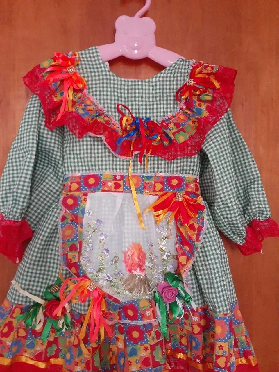 Vestido junino Infantil 6  - Foto 3