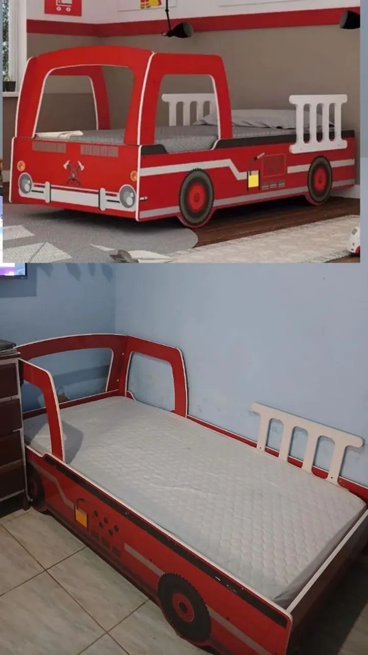 Cama infantil carrinho