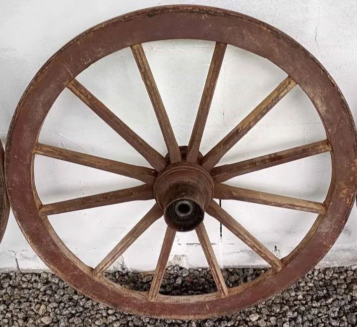 Roda de carroça original  - Foto 2