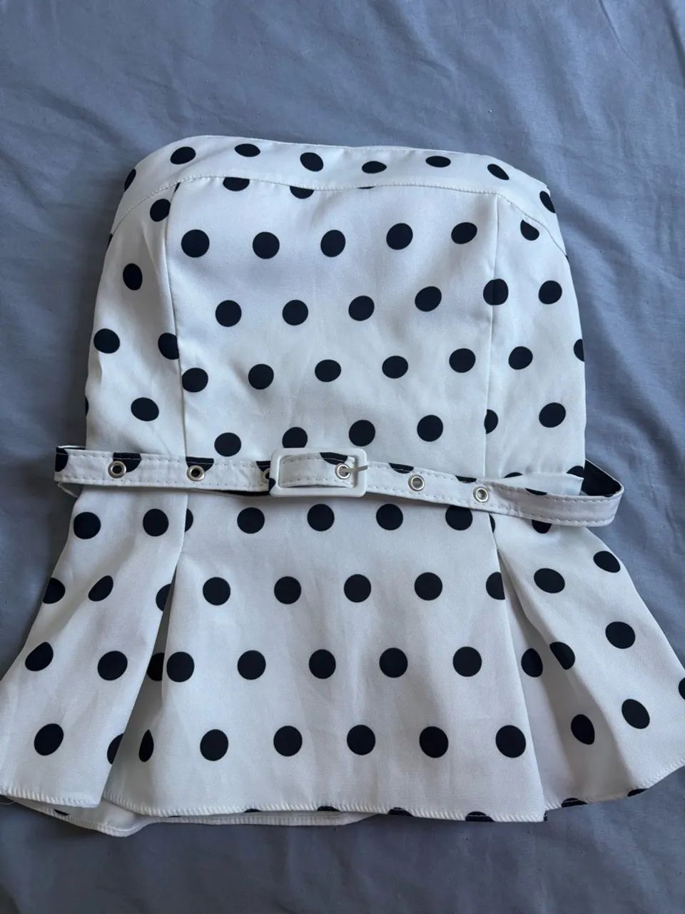 Blusa peplum em poá  - Foto 2