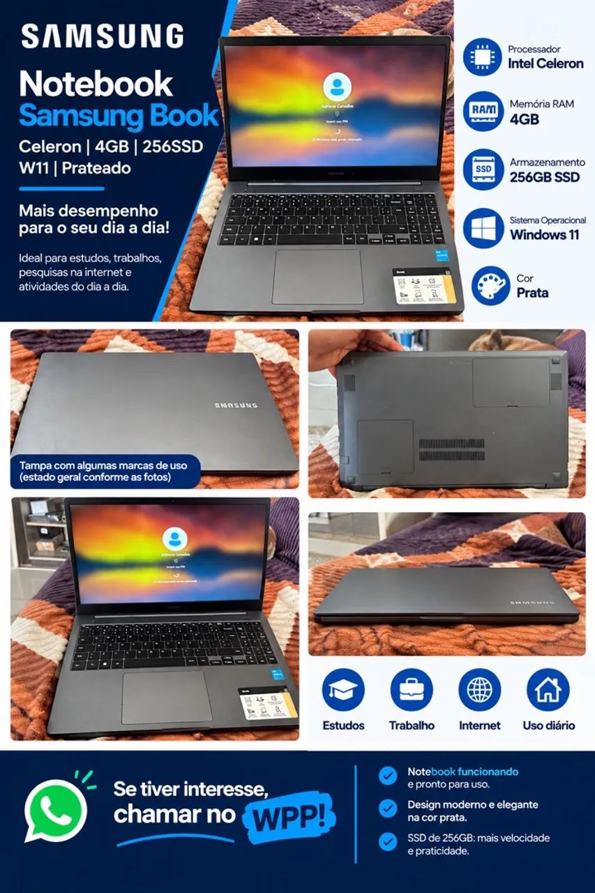 Notebook Samsung  - Foto 4