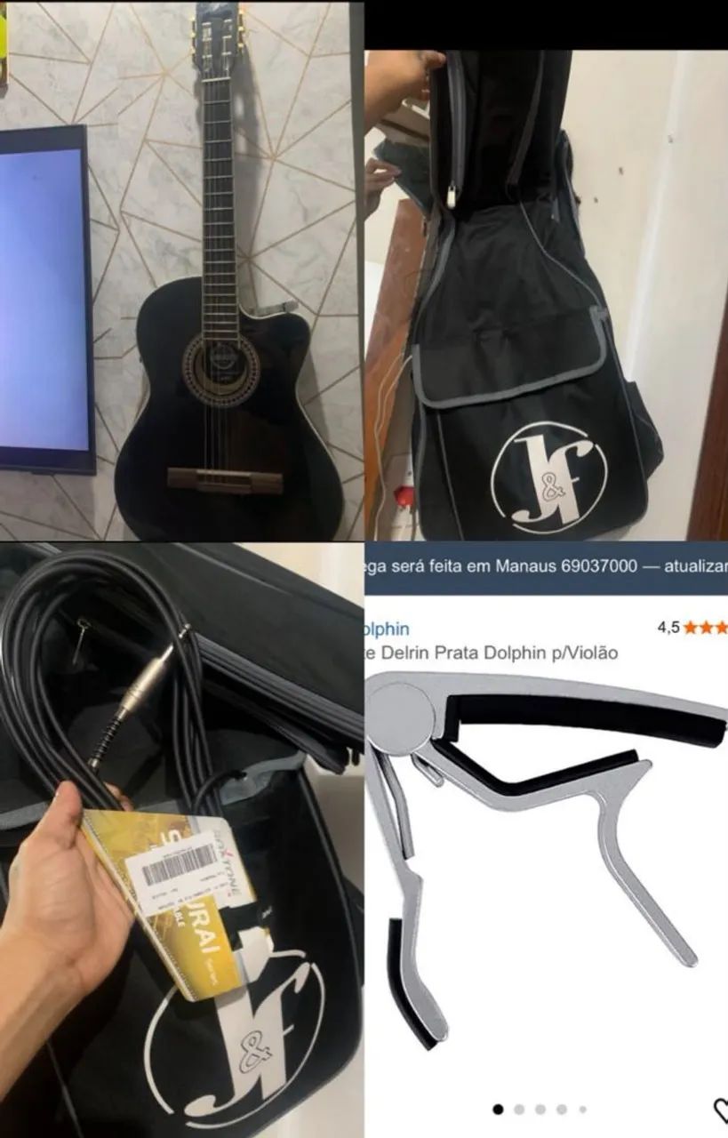 Violão de 450 reais