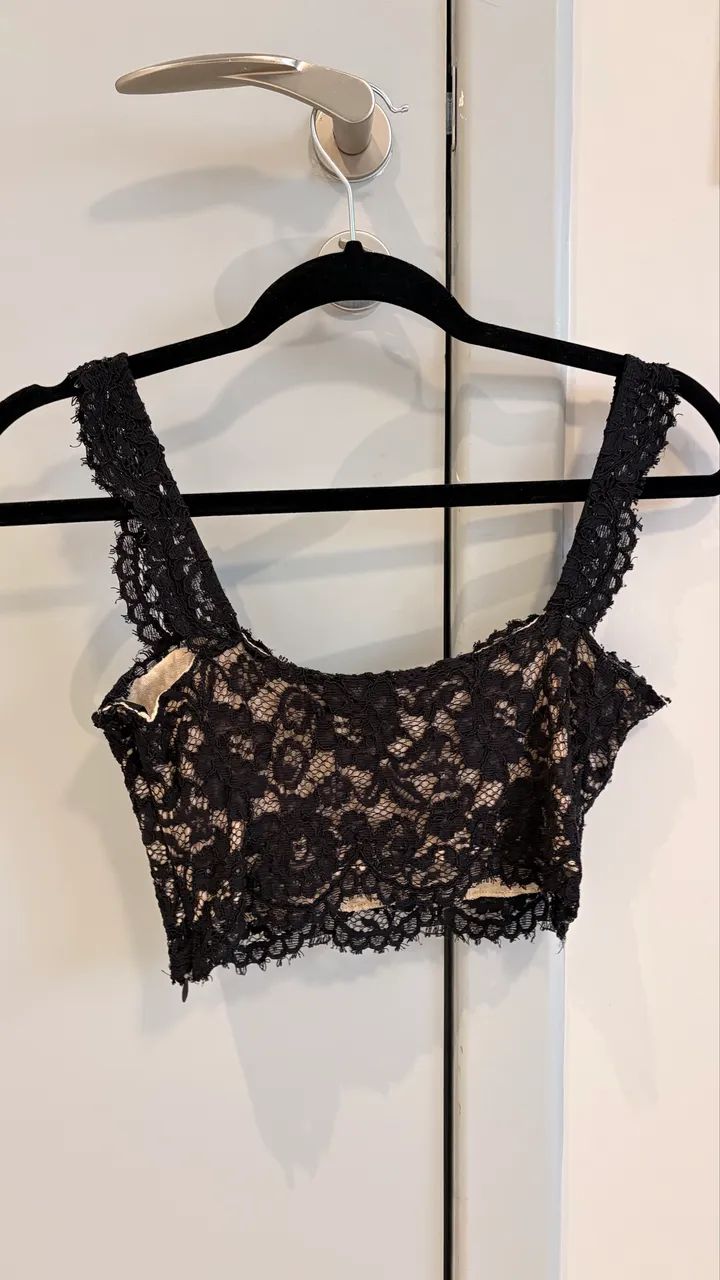 Top de renda zara - Foto 2