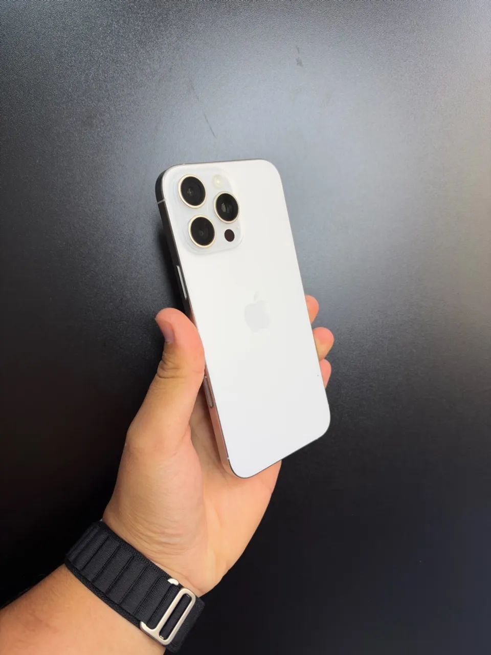 Iphone 16 Pro Max Branco | Bateria 100% 13ciclos - Foto 2