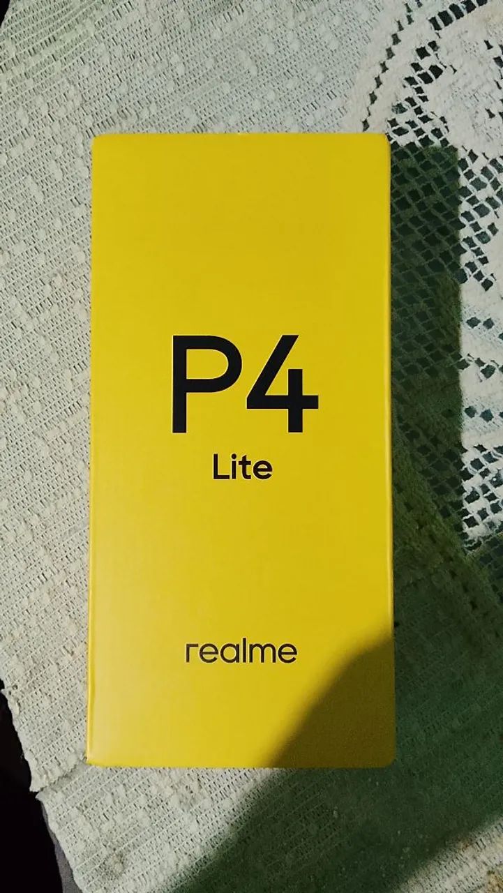 Celular realme P4 lite  novo na caixa 