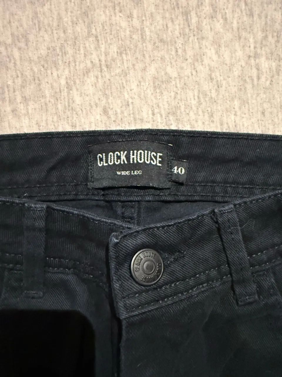 Calça jeans cargo preto 40BR - Foto 3