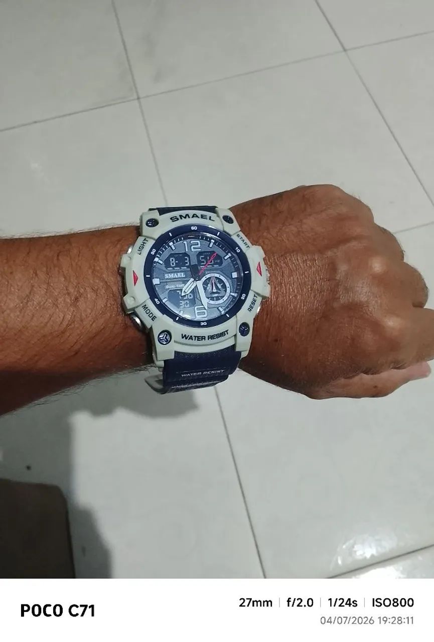 Relógio Smael digital Aprova d'água Novo