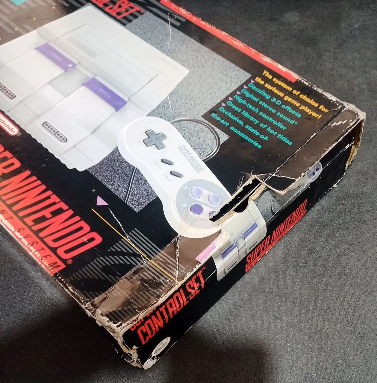 Super Nintendo Nitendo snes com caixa SUCATA - Foto 5
