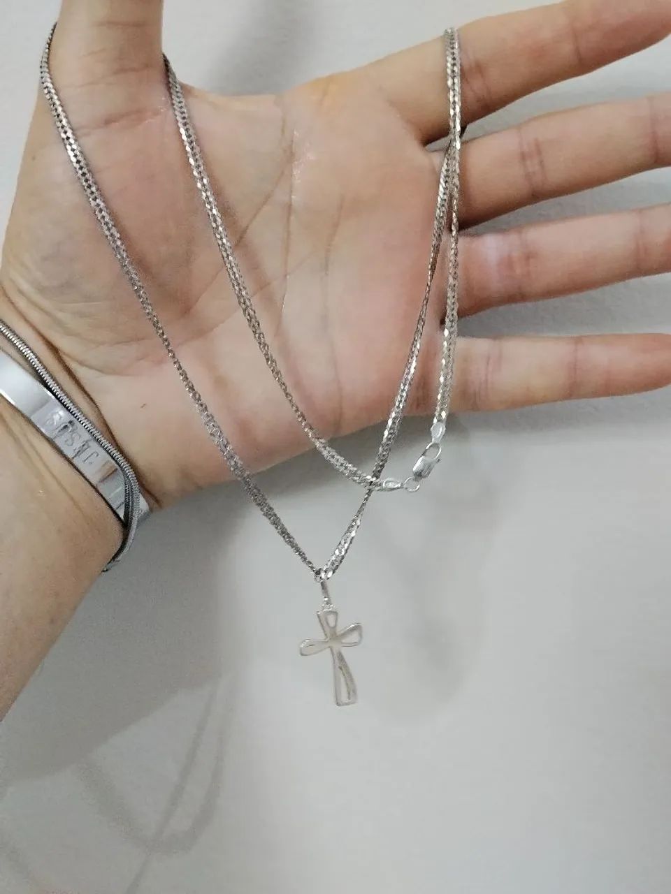 Cordão de prata  estilo Cartier  contato * - Foto 3