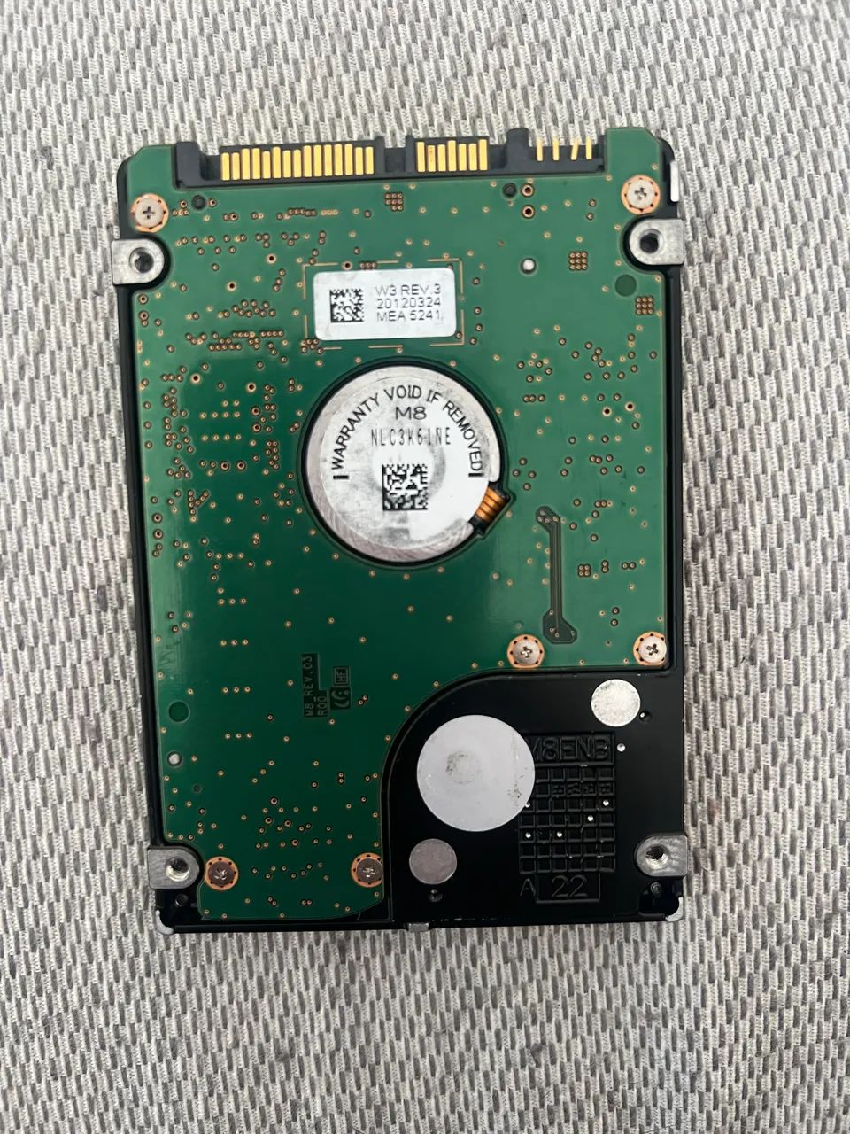 HD 320gb testado 