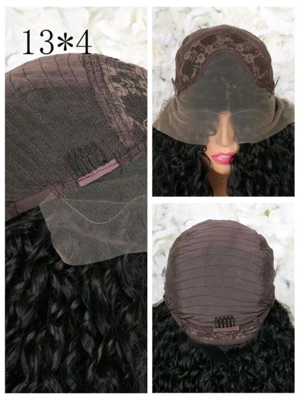Peruca LACE WIG Cacheada 70 cm - Foto 4
