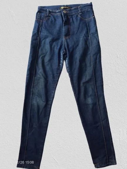 Calça Vortex Jeans Azul Escuro Feminina n° 42