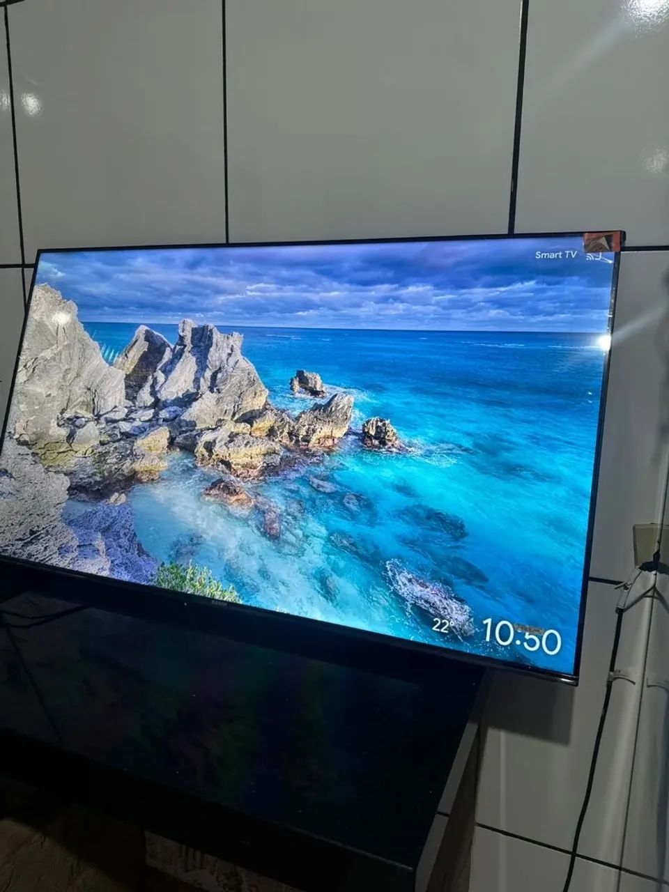 Smartv 50 4K TCL no plástico  - Foto 4