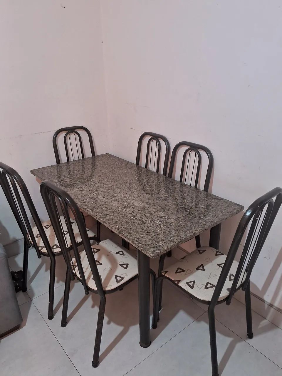 MESA DE GRANITO 6 LUGARES