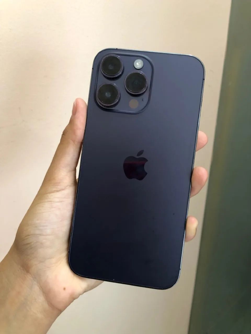 iPhone 14 pro max roxo 256g seminovo todo original 