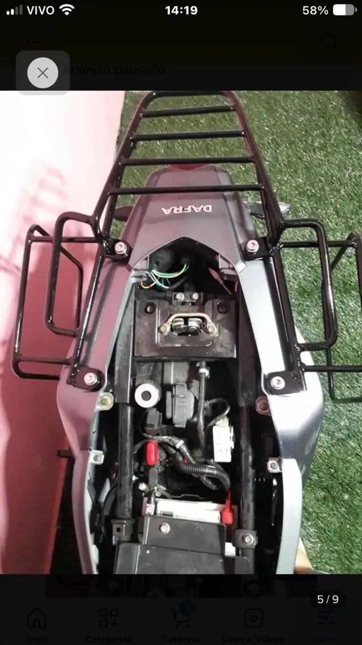 Suporte Baú e Alforges NH190 - Foto 4