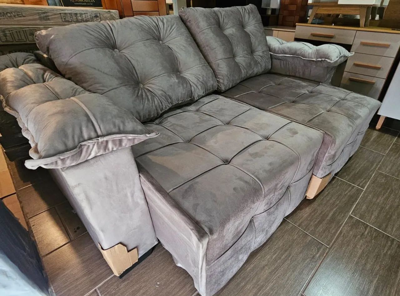 SOFÁ RETRÁTIL NOVO / ENTREGAMOS - PAGAMENTO NA ENTREGA  - Foto 5