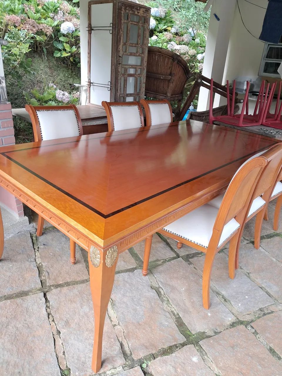 Mesa de Jantar marfim 