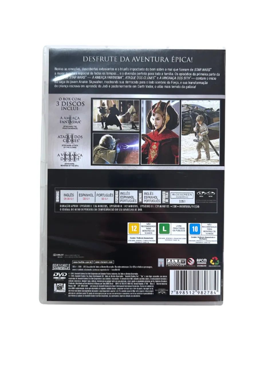 Star Wars - A Nova Trilogia (DVD box) - Foto 4