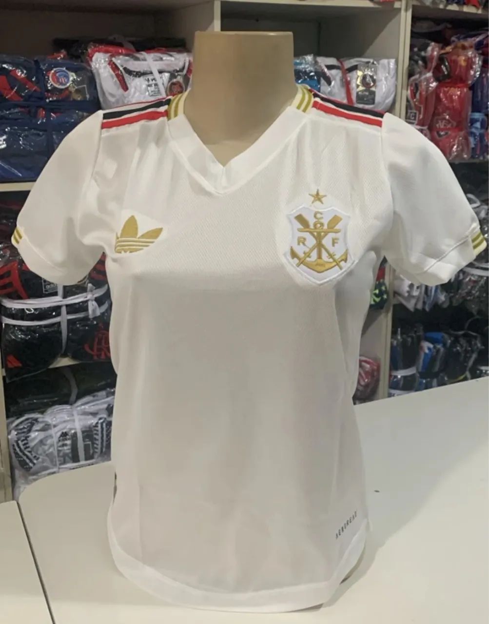 Babylook do Flamengo Bege (M)