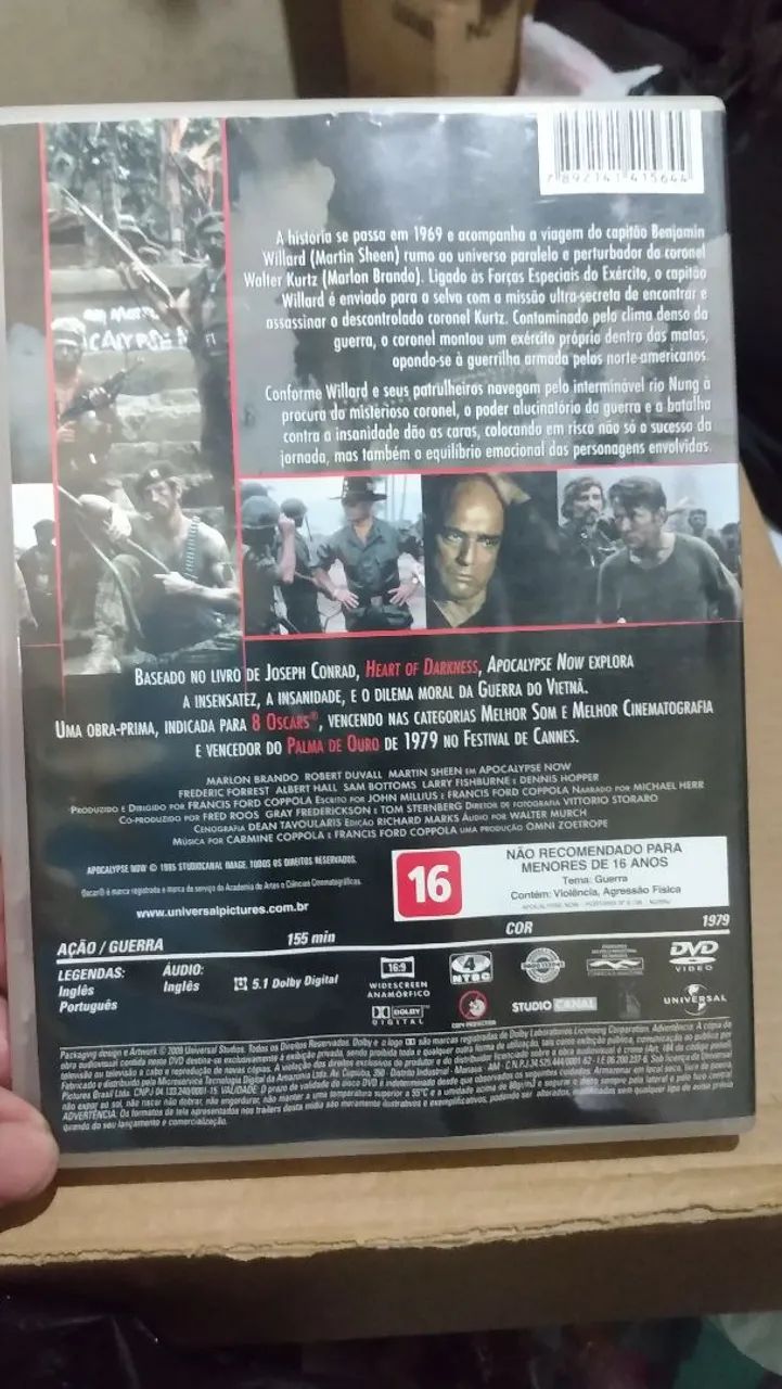 DVD original apocalipse now ótimo estado.  - Foto 2