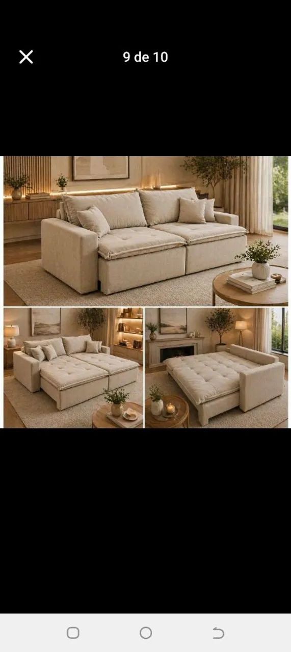 SOFA RETRÁTIL ZERO CAIXA - Foto 2