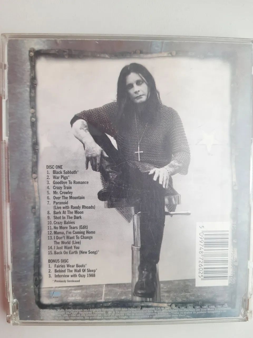CD Ozzy Osbourne - The Ozzman Cometh - Foto 2