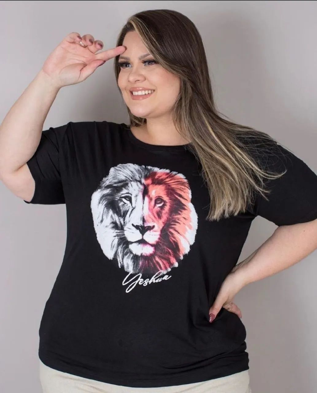 Blusa plus size ( veste 52 e 54)