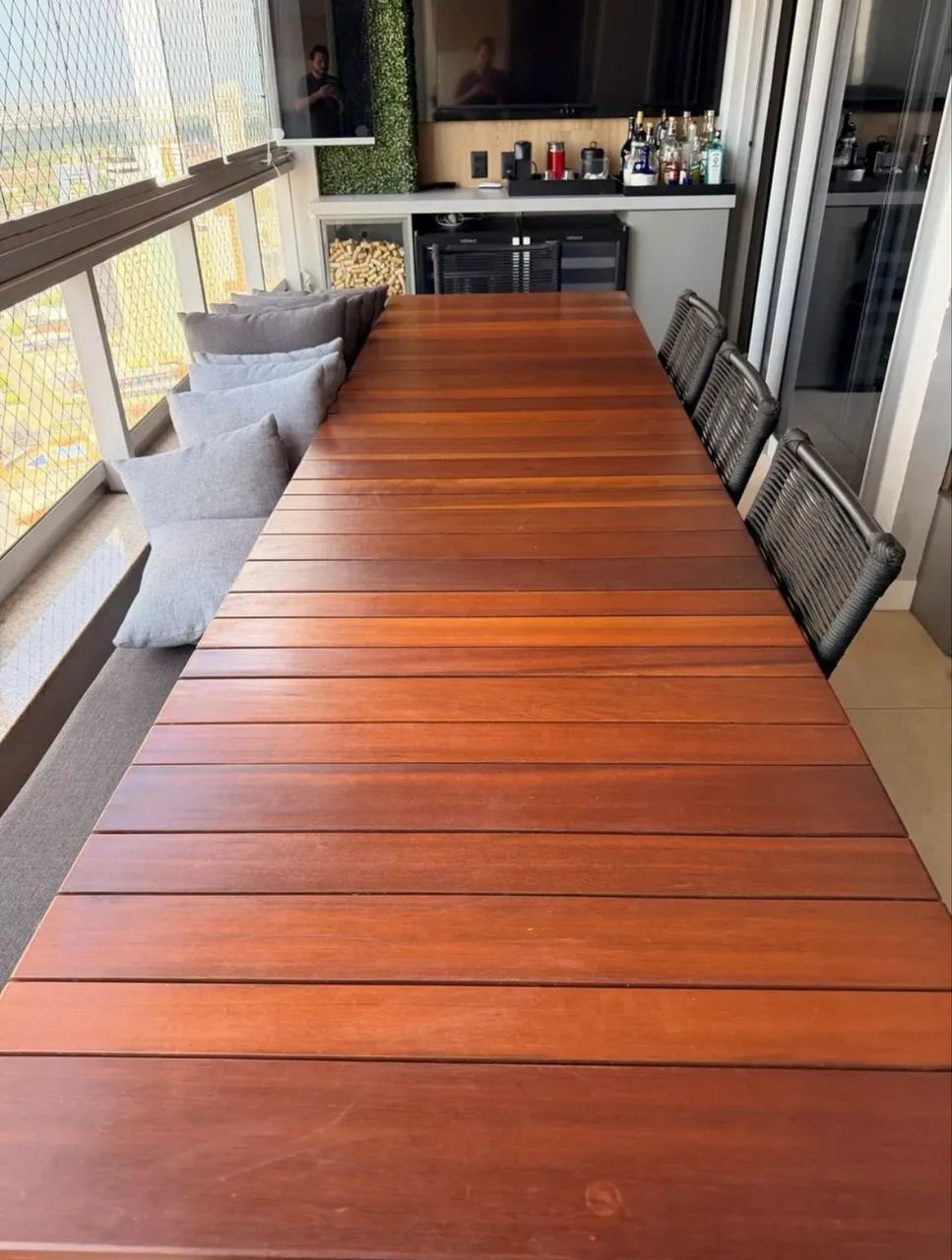 Conjunto de Mesa, Cadeira e Banco para 12 pessoas - Foto 3