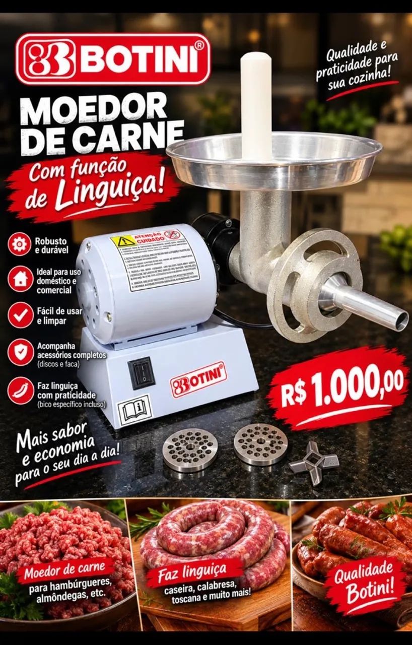Moedor de carne - Foto 3
