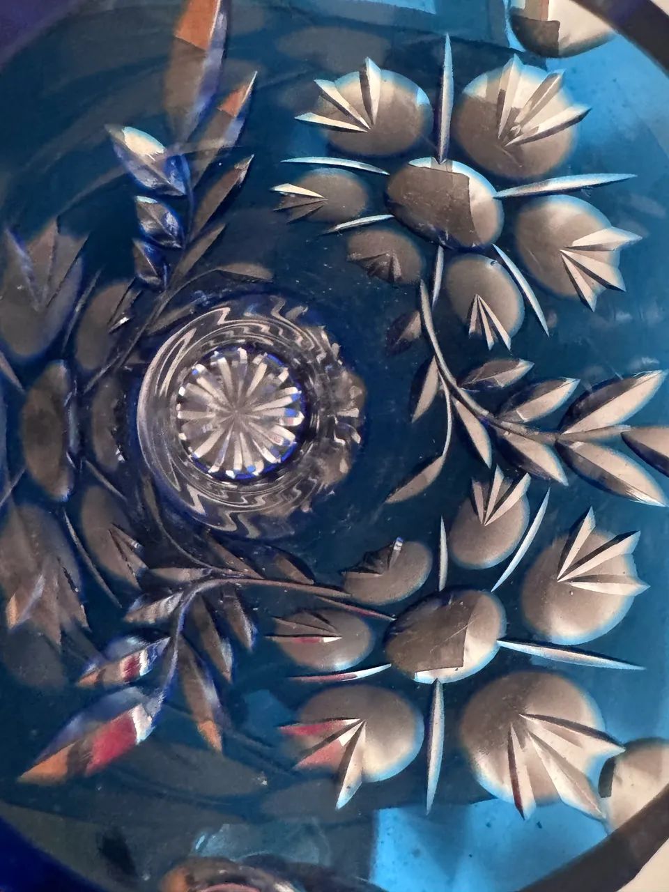 Vaso estilo Murano azul - Foto 3