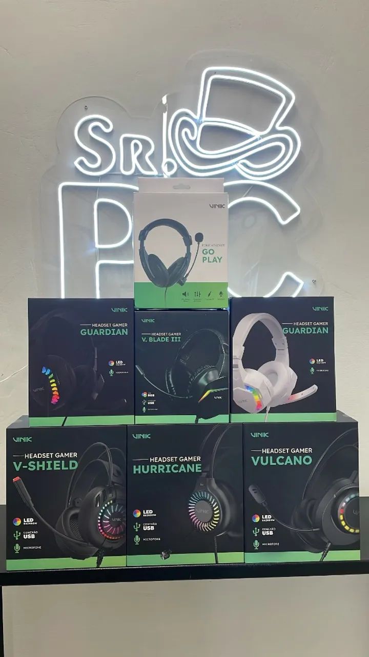 Headset gamer vinik 