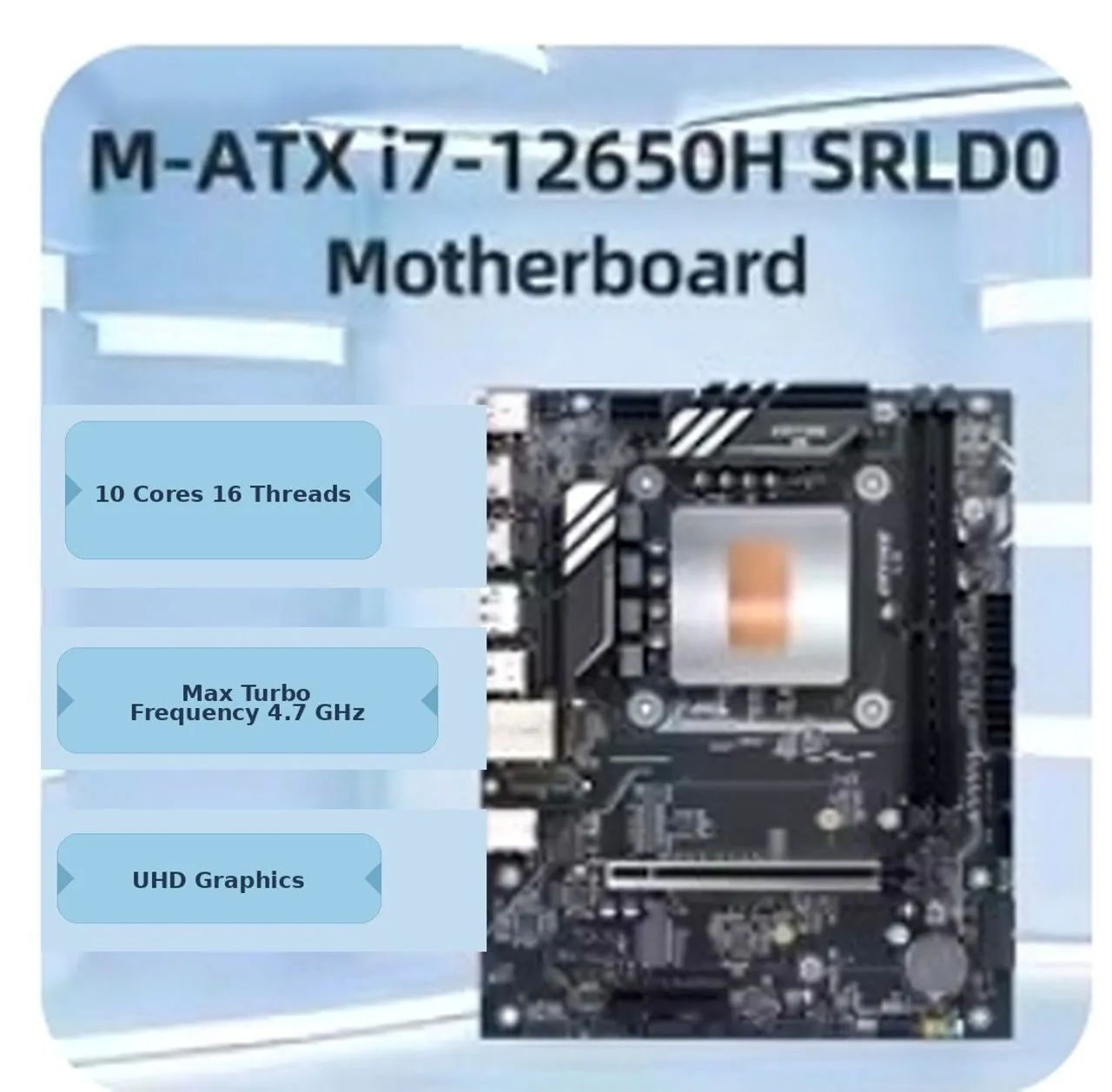 Kit Placa-Mae+ i7 12650h