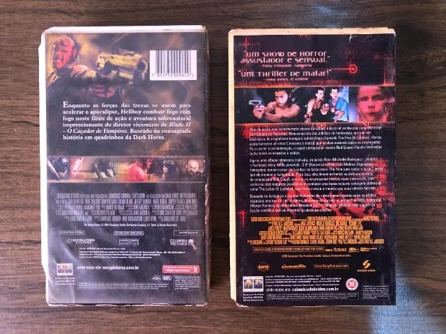 Fitas VHS HellBoy e Resident Evil ( Dublado ) - Foto 4