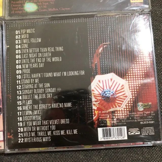 Lote Coleção 4 CDs U2 / Importados Bootleg / Pop Rock Confira - Foto 3