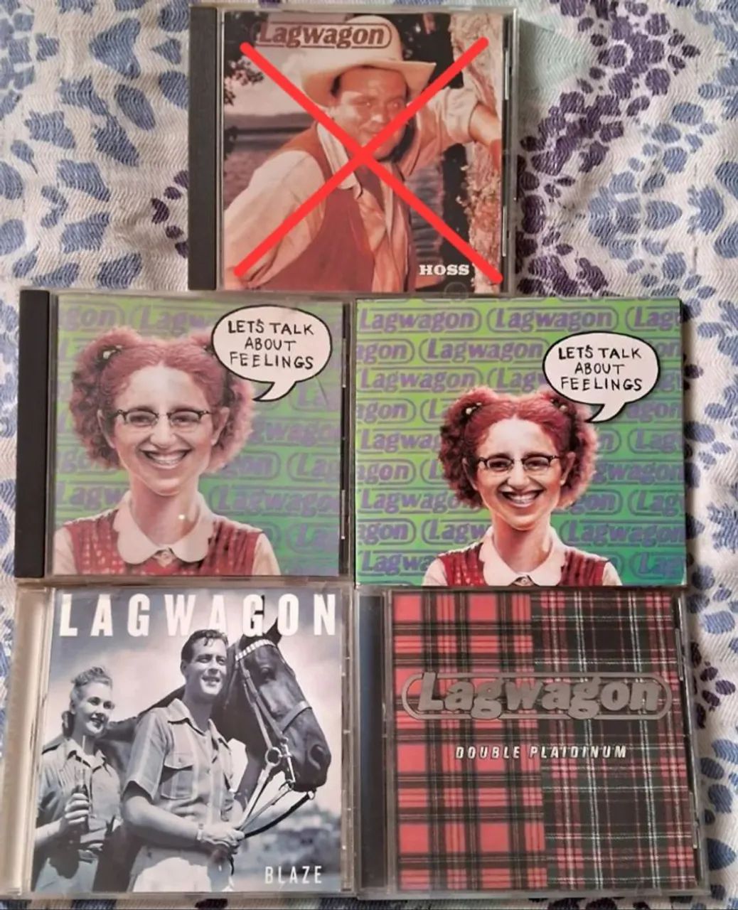 CDs banda Lagwagon hardcore surf skate